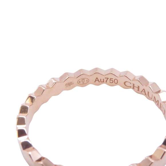 Chaumet Ring Be My Love Collection Honeycomb Ring K18PG Pink Gold - Picture 4 of 8